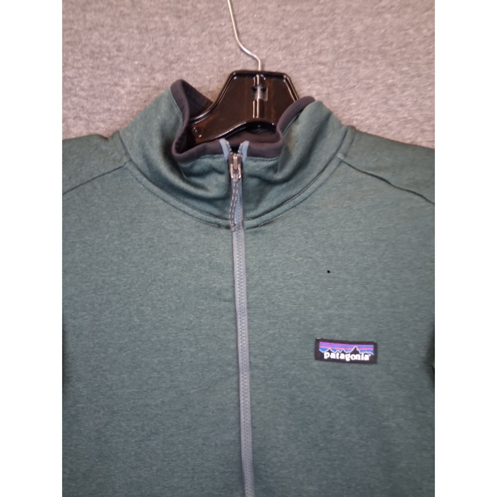 Patagonia Womens Jacket M Green 1/4 Zip Regulator Fleece Performance Gorp PNW